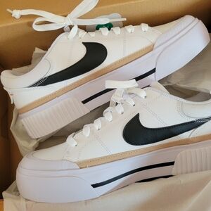 New Nike Court Legacy Lift Platform Women Shoes